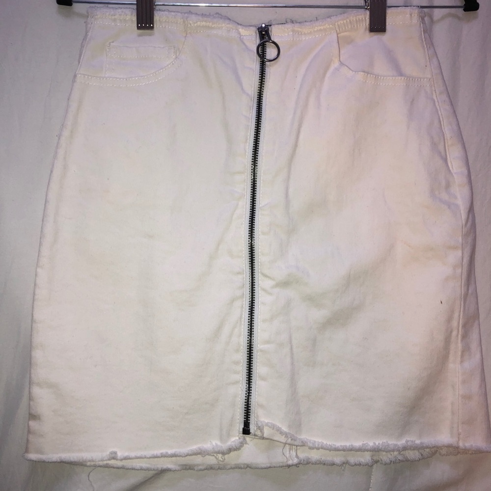 White skirt
